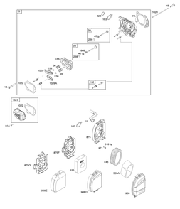 Part Location Diagram of 595659 Briggs and Stratton Cover-air cleaner